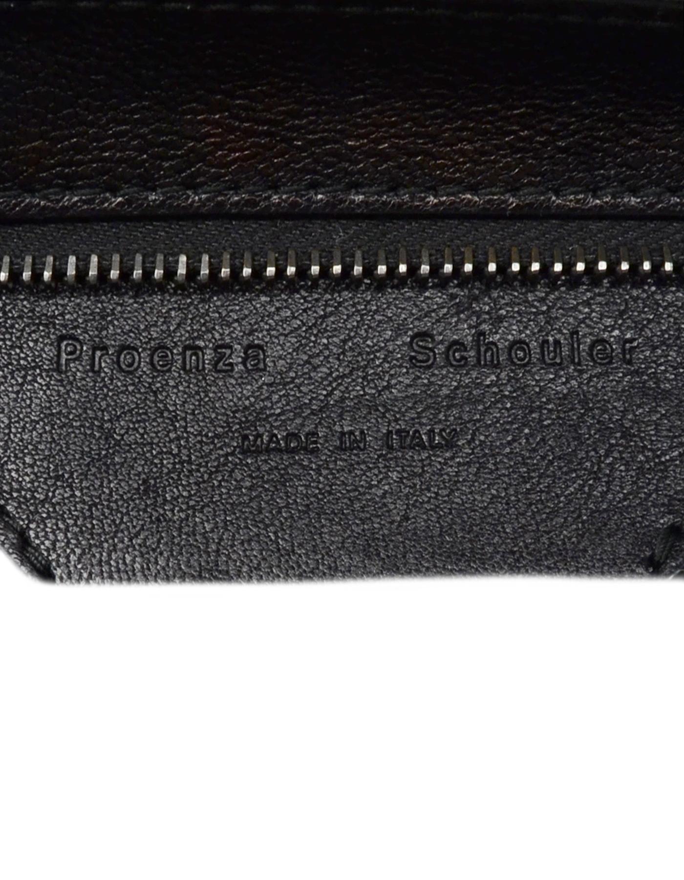 Proenza Schouler Black Leather Mini PS1 Crossbody Bag 4