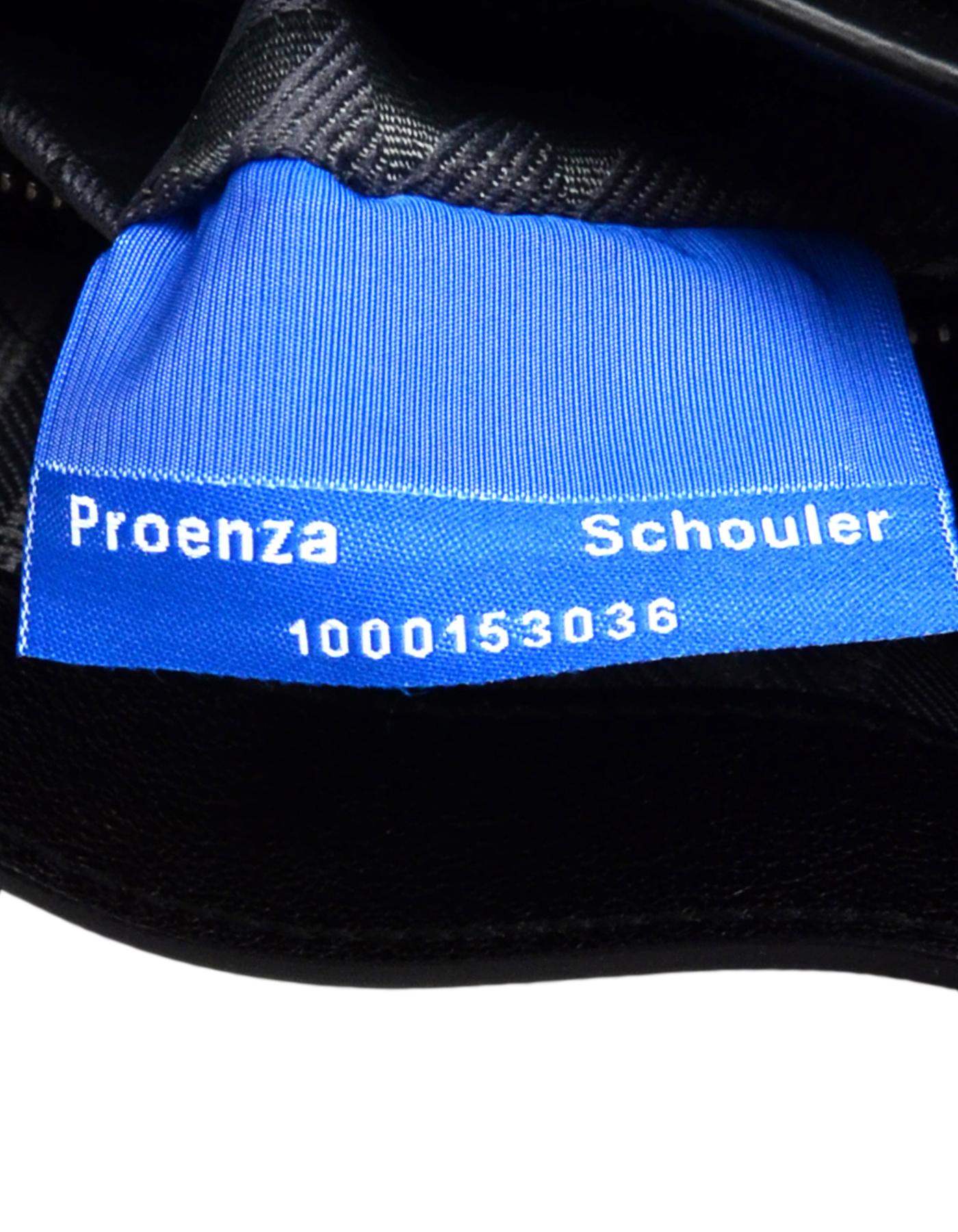 Proenza Schouler Black Leather Mini PS1 Crossbody Bag 5