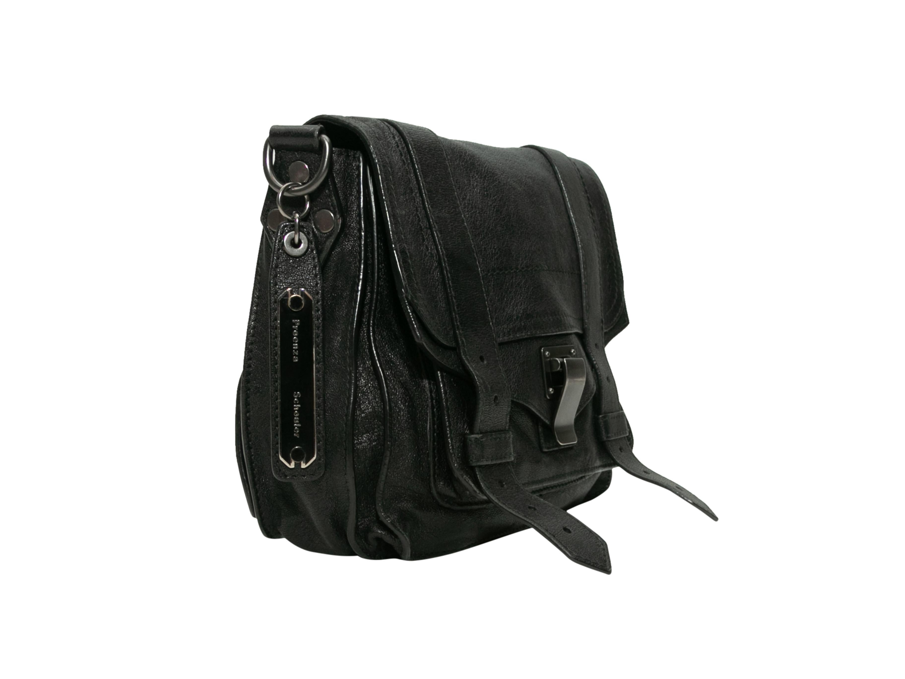 Proenza Schouler Black PS1 Crossbody Bag In New Condition In New York, NY