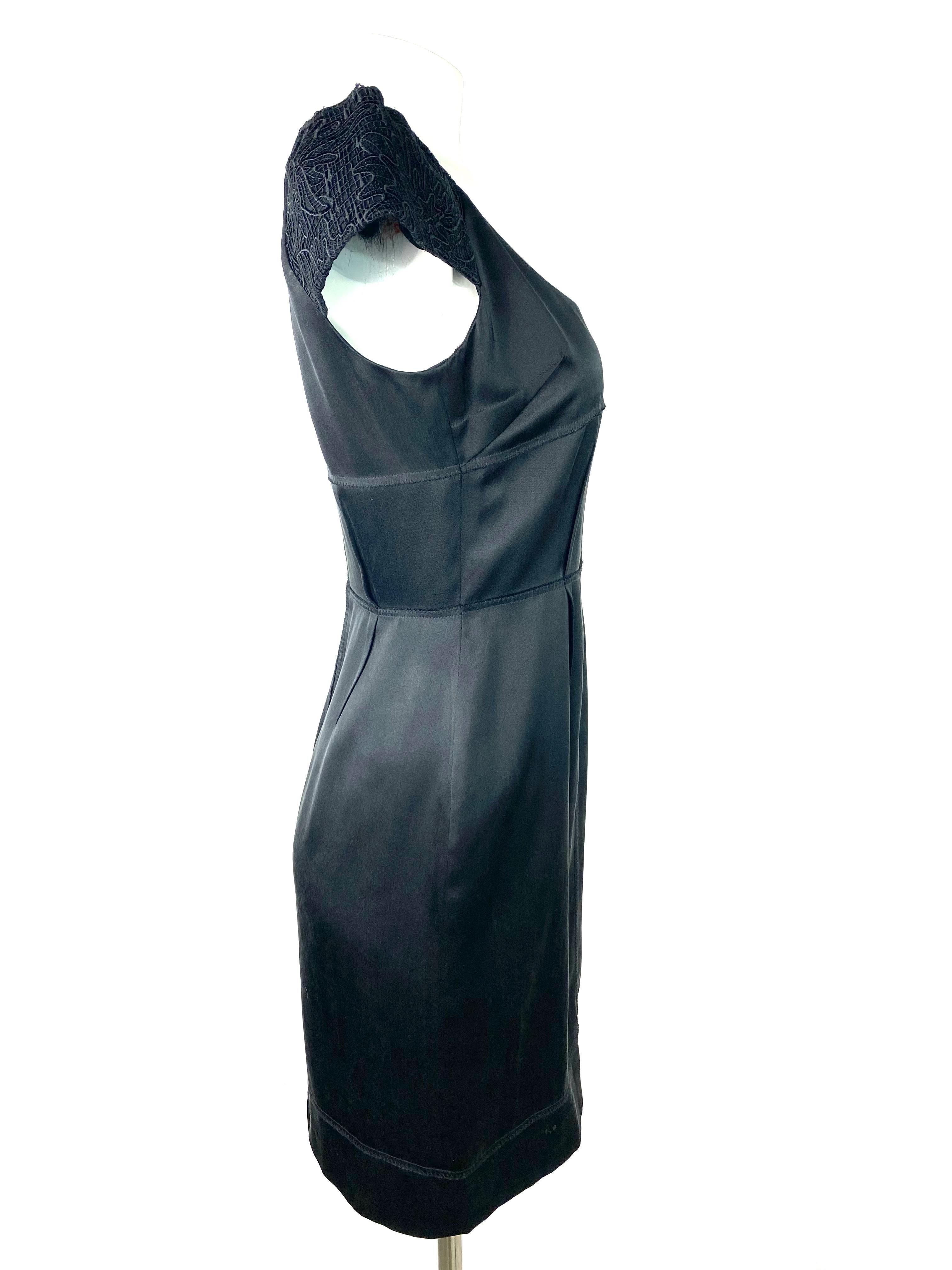 Mini robe noire Proenza Schouler, taille S Excellent état - En vente à Beverly Hills, CA