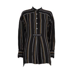 Proenza Schouler - camicetta a tunica a righe nere taglia XS