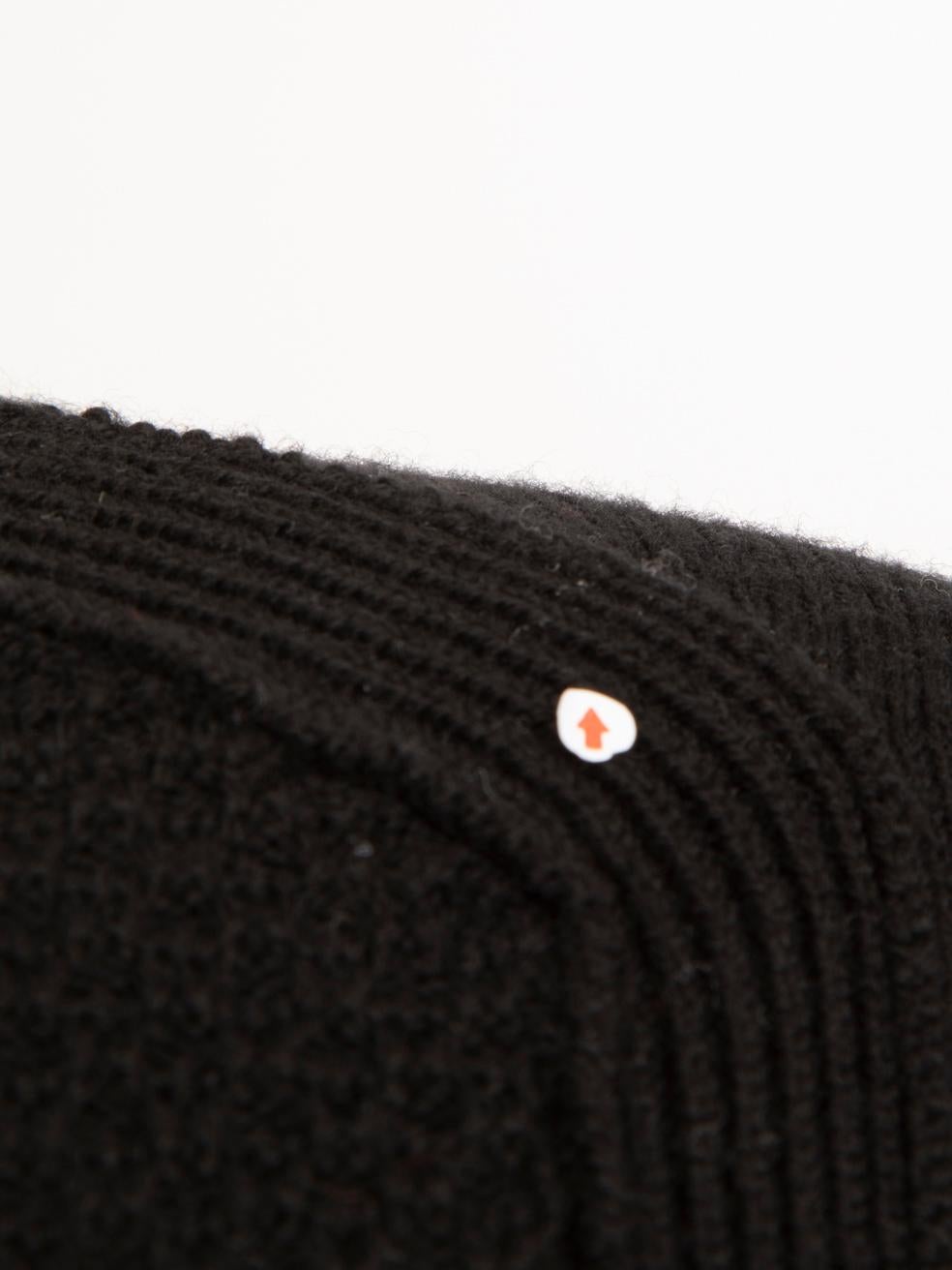 Proenza Schouler Black Wool Knit Button Down Dress Size XS For Sale 1
