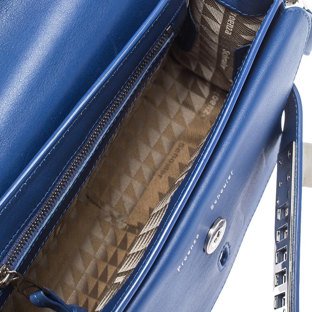 Proenza Schouler Blue Leather Mini Classic PS11 Shoulder Bag 1