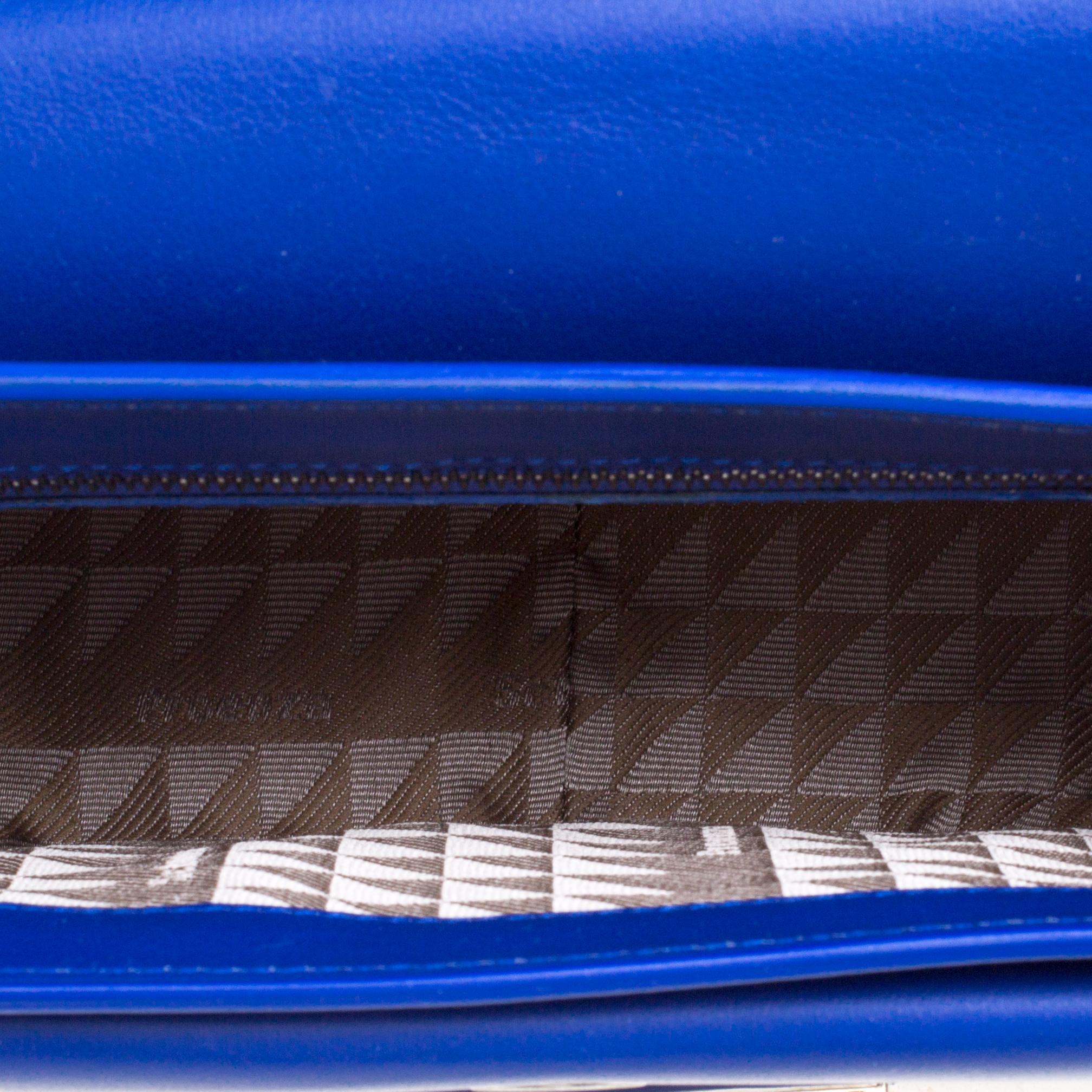 Mini Classic PS11 Umhängetasche aus blauem Leder von Proenza Schouler 2