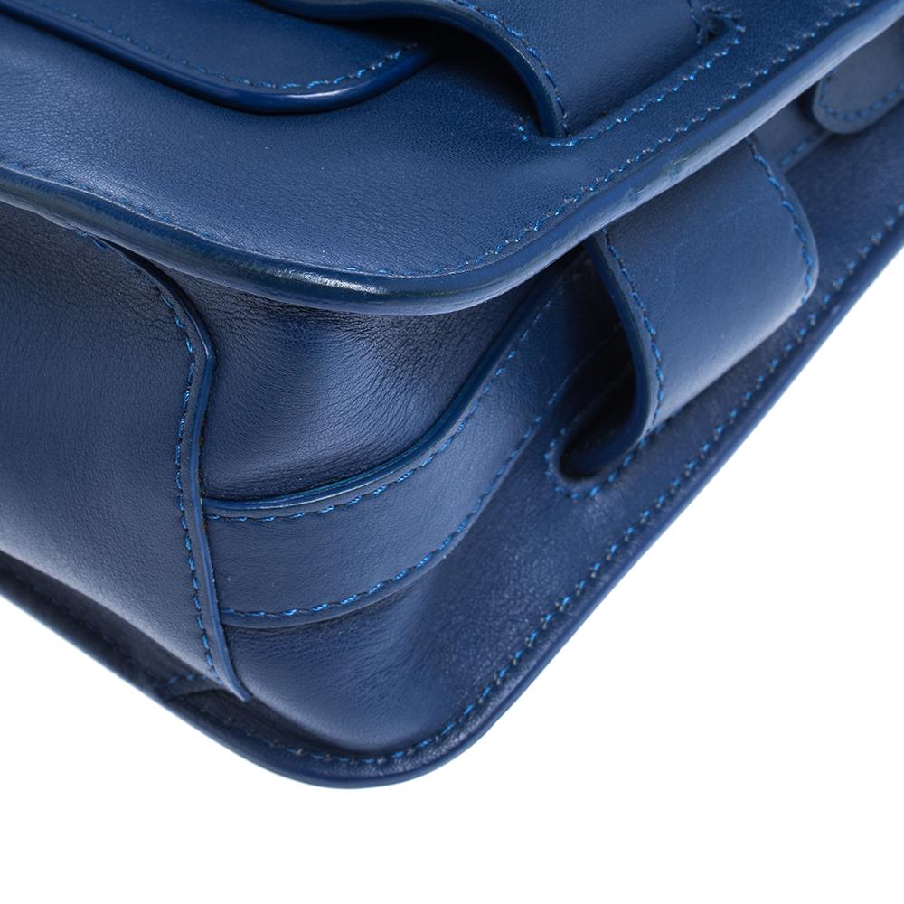 Proenza Schouler Blue Leather Mini Classic PS11 Shoulder Bag 2