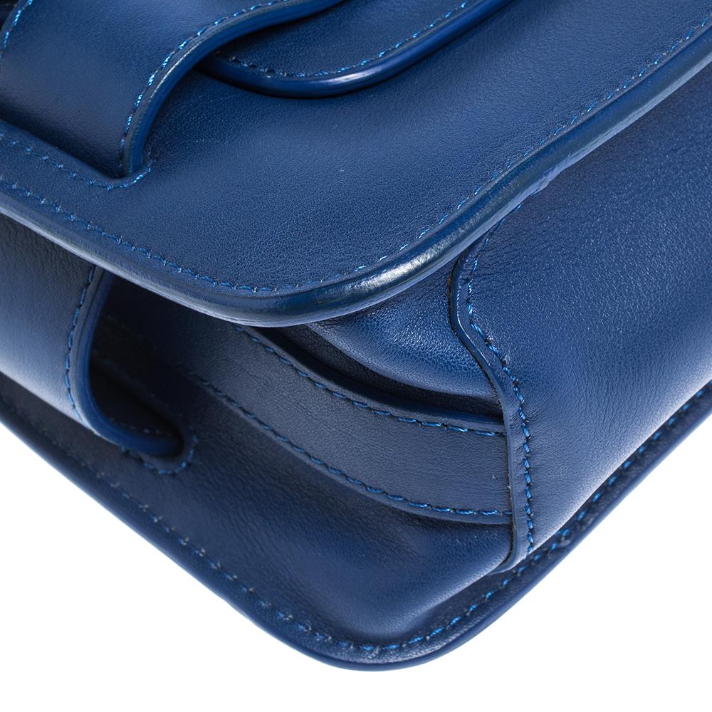 Proenza Schouler Blue Leather Mini Classic PS11 Shoulder Bag 4
