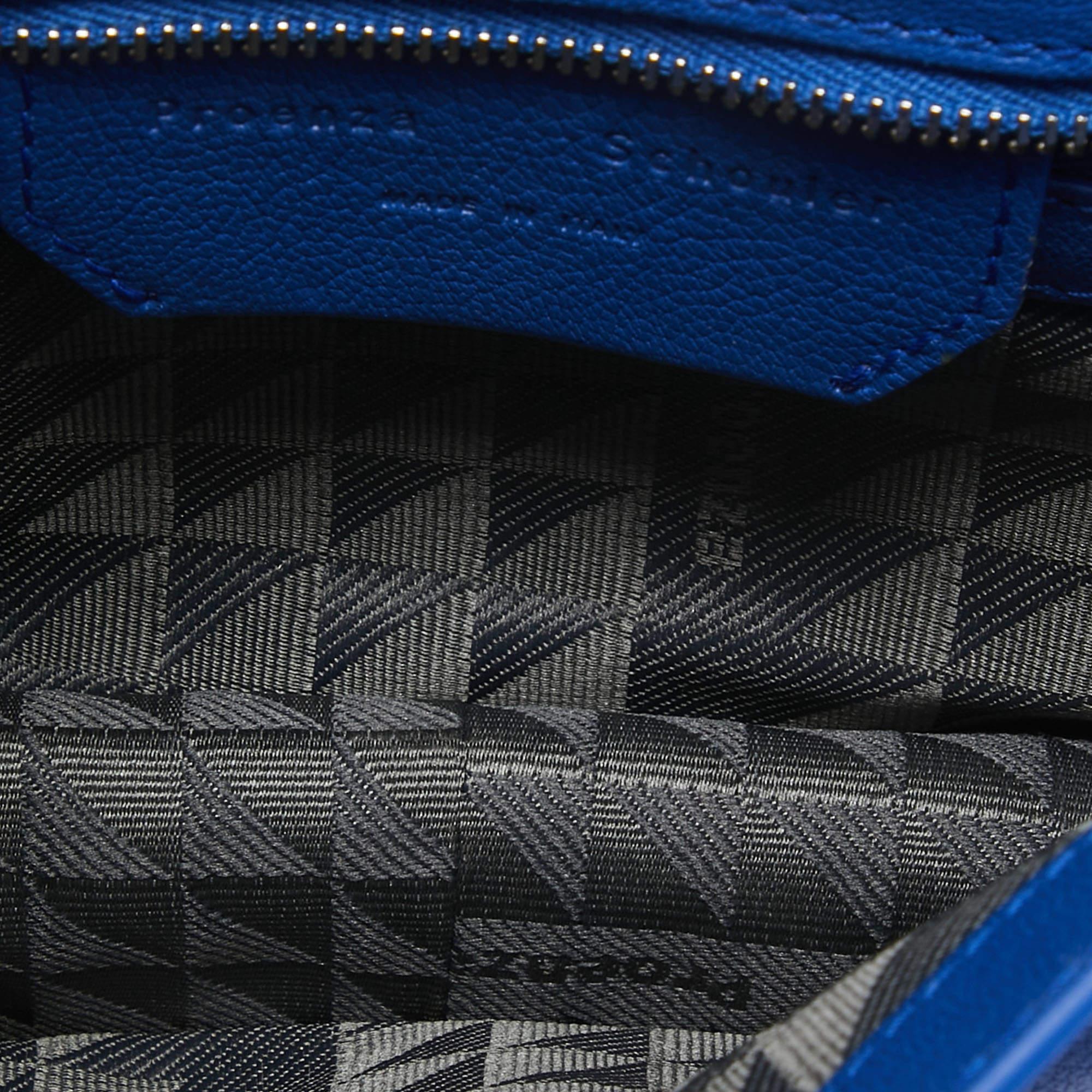 Proenza Schouler Blue Leather Mini PS1 Crossbody Bag For Sale 6