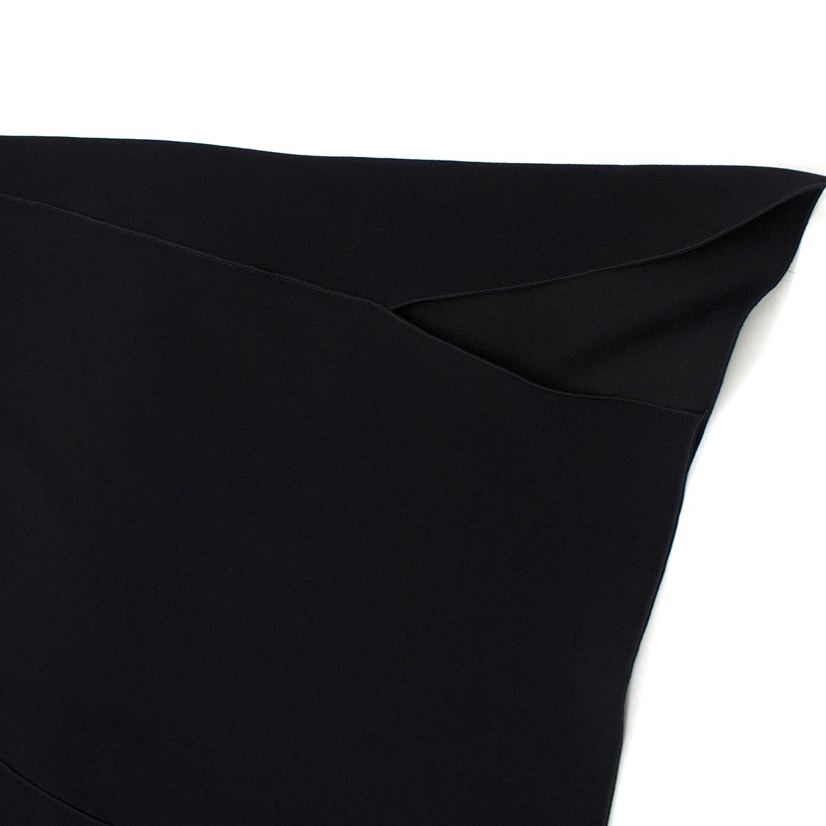 Proenza Schouler Cold-Shoulders Long Sleeved Black Top US 0-2 For Sale 2