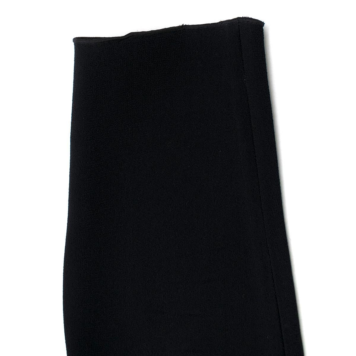 Proenza Schouler Cold-Shoulders Long Sleeved Black Top US 0-2 For Sale 5