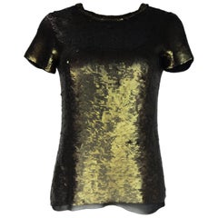 Proenza Schouler Copper Sequin Top Sz 2 NWT rt. $1, 395