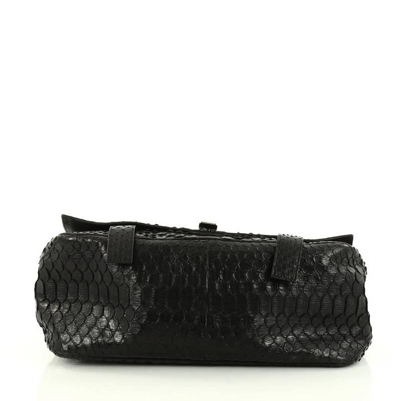 Proenza Schouler Courier Bag Python Medium In Good Condition In NY, NY