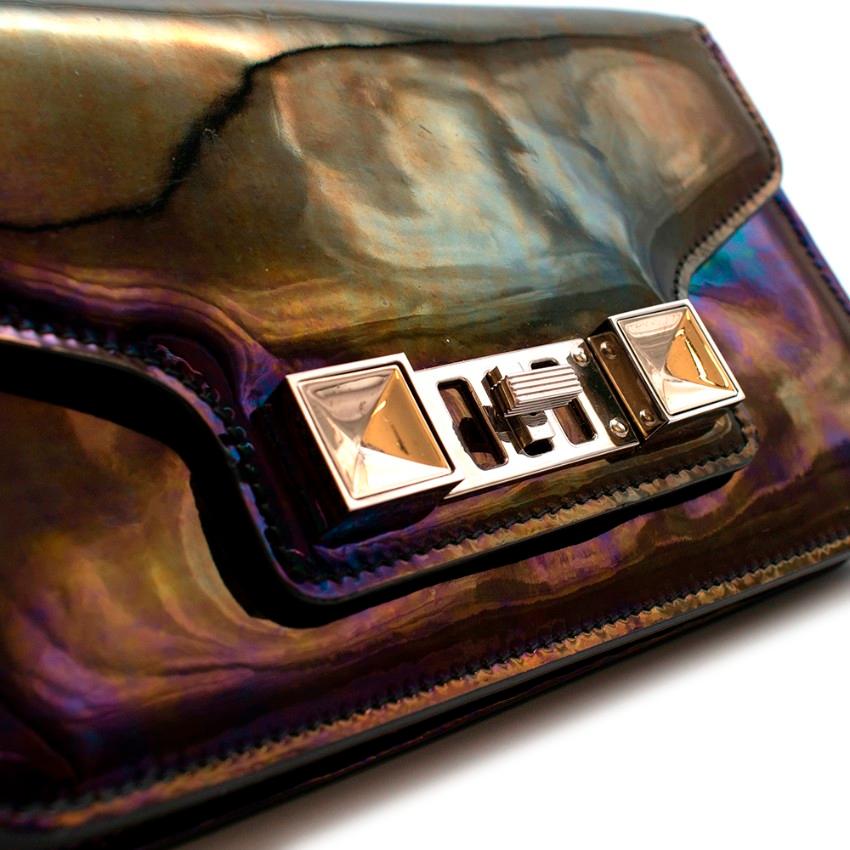 Proenza Schouler Cross Body Metallic Bag In Excellent Condition For Sale In London, GB