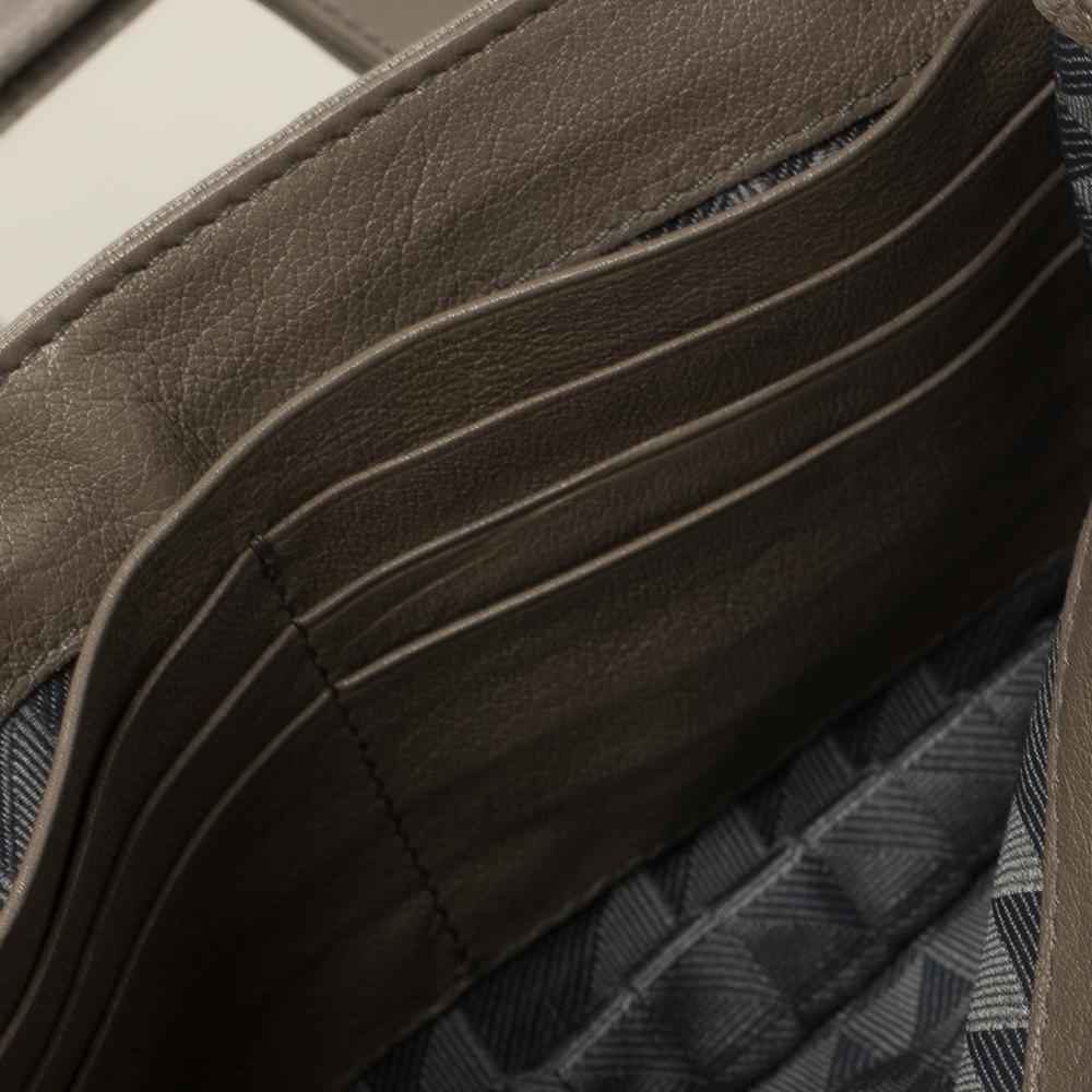 Proenza Schouler Dark Beige Leather Ps1 Wallet on Chain In Good Condition In Dubai, Al Qouz 2