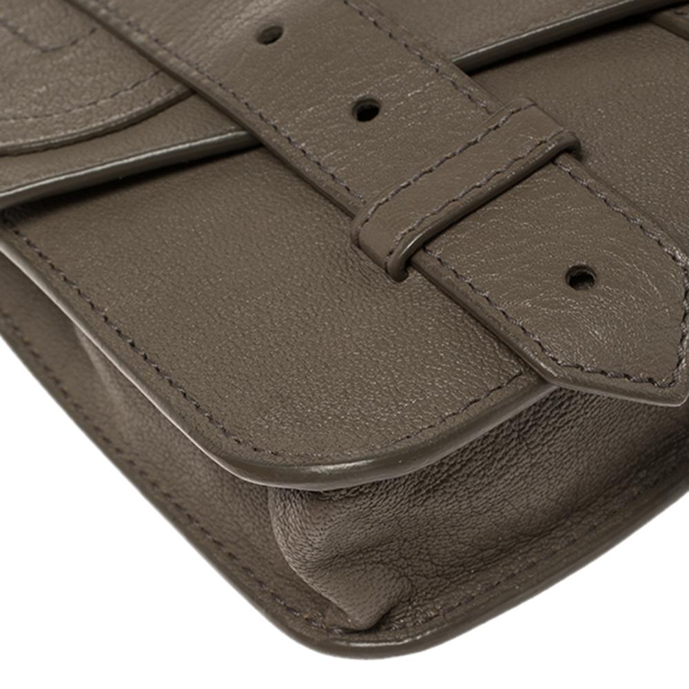 Proenza Schouler Dark Beige Leather Ps1 Wallet on Chain 2