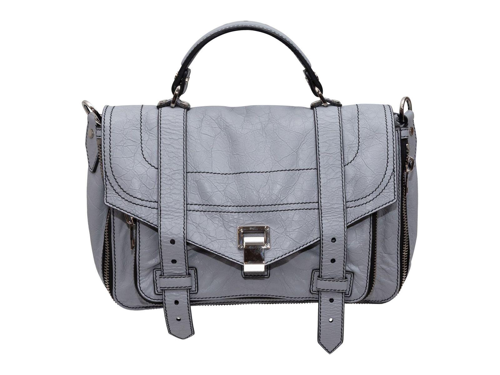 Proenza Schouler Taubengraue PS1 Schultertasche im Zustand „Gut“ in New York, NY