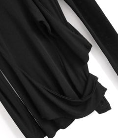 Proenza Schouler Women's Draped Long Sleeve Top in Black, Size US0