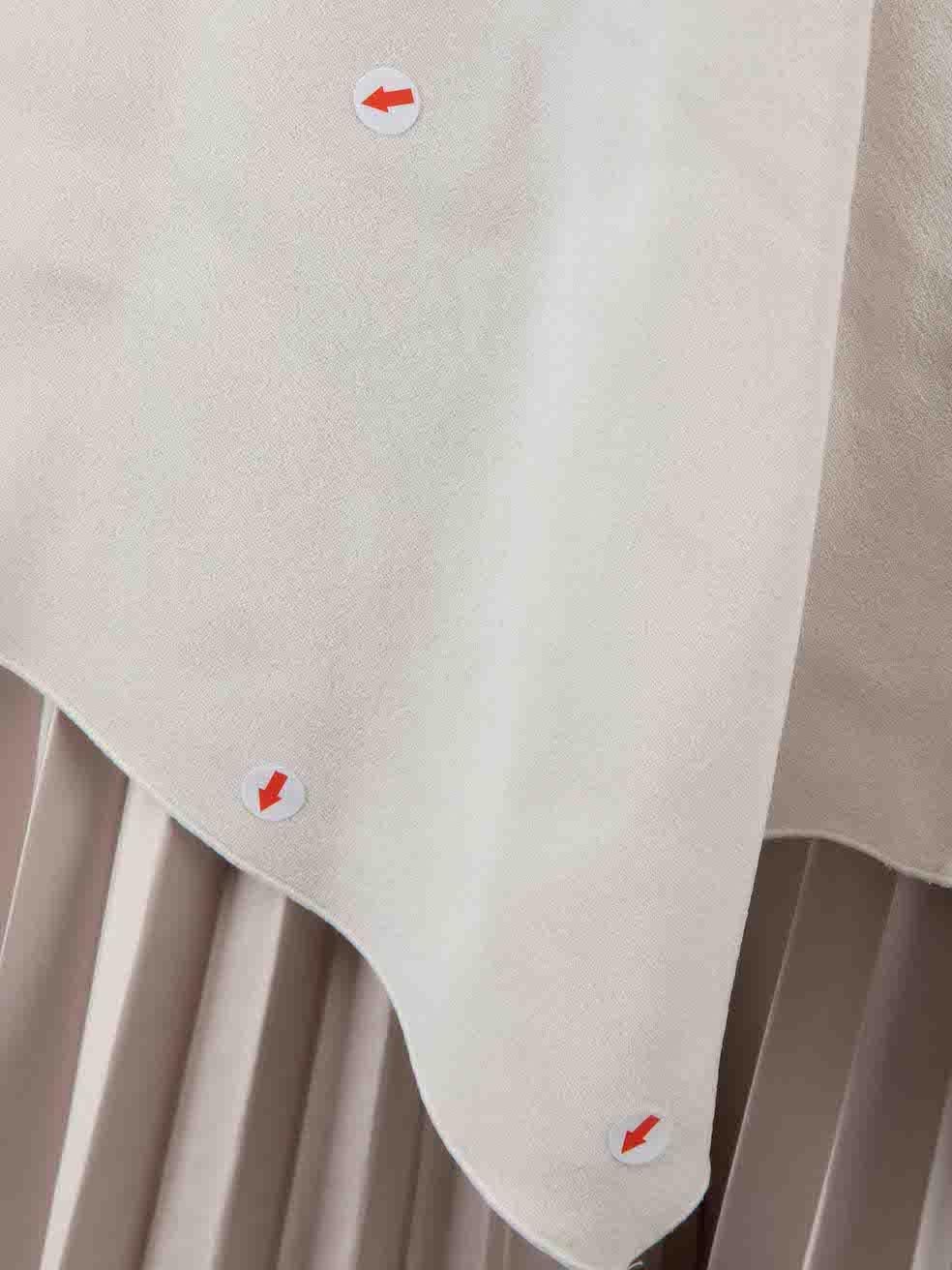 Proenza Schouler Ecru Bow Detail Sleeveless Top Size XXS For Sale 3