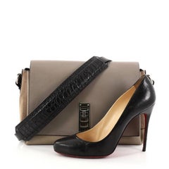Proenza Schouler Elliot Shoulder Bag Leather and Suede Medium