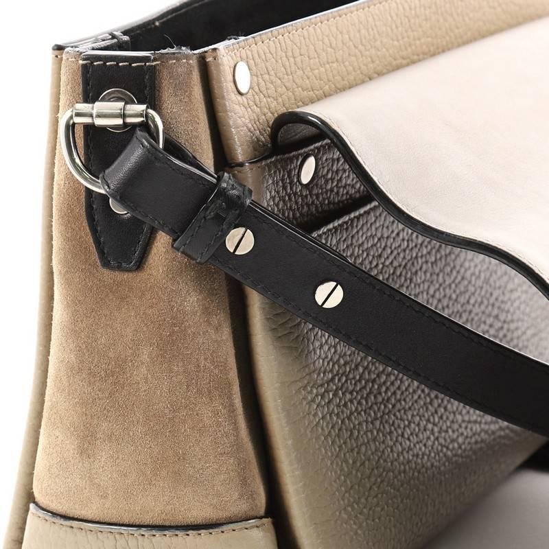 Proenza Schouler Elliot Shoulder Bag Leather and Suede Medium 2