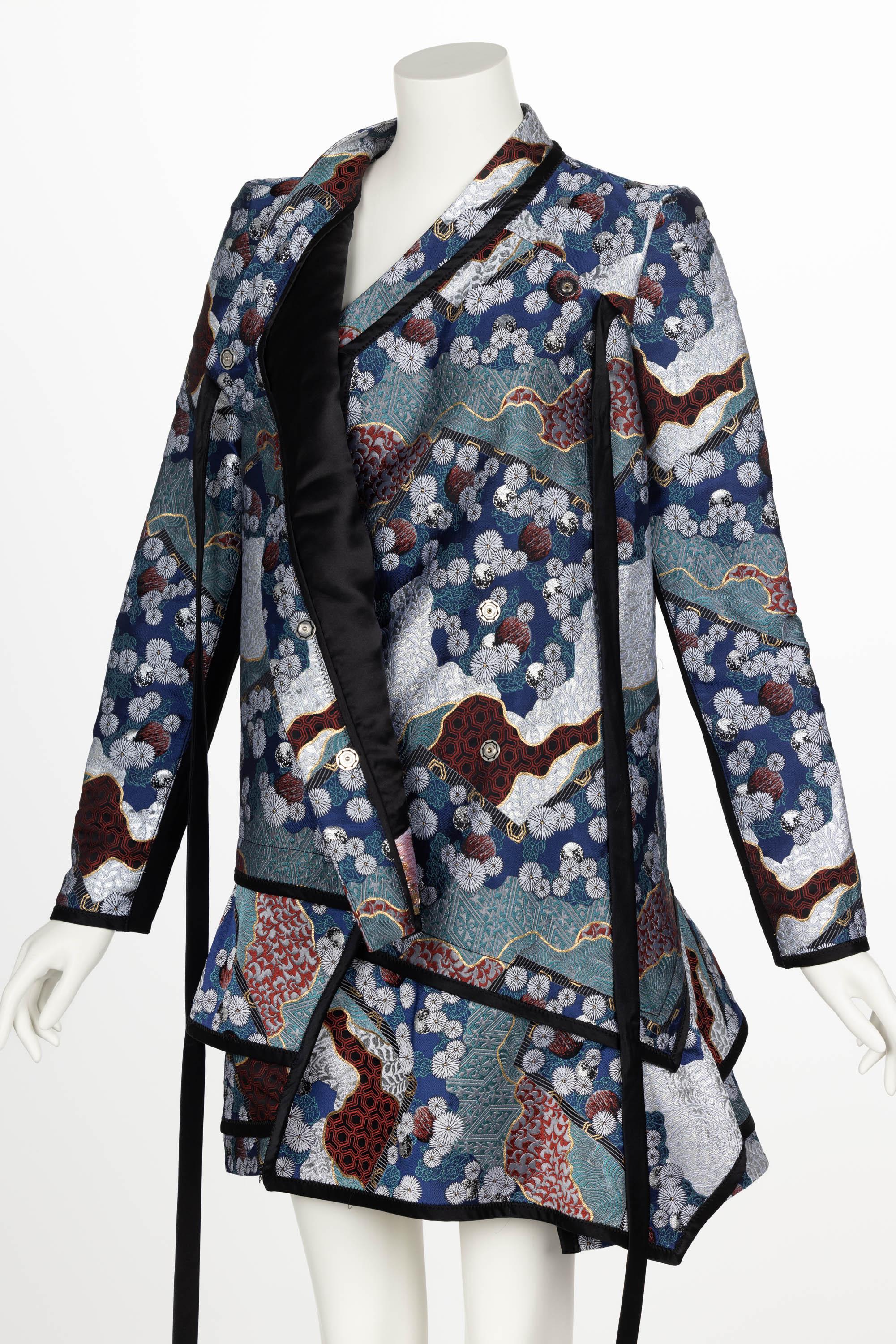 Proenza Schouler Otoño 2012 Vestido / Abrigo de brocado Negro