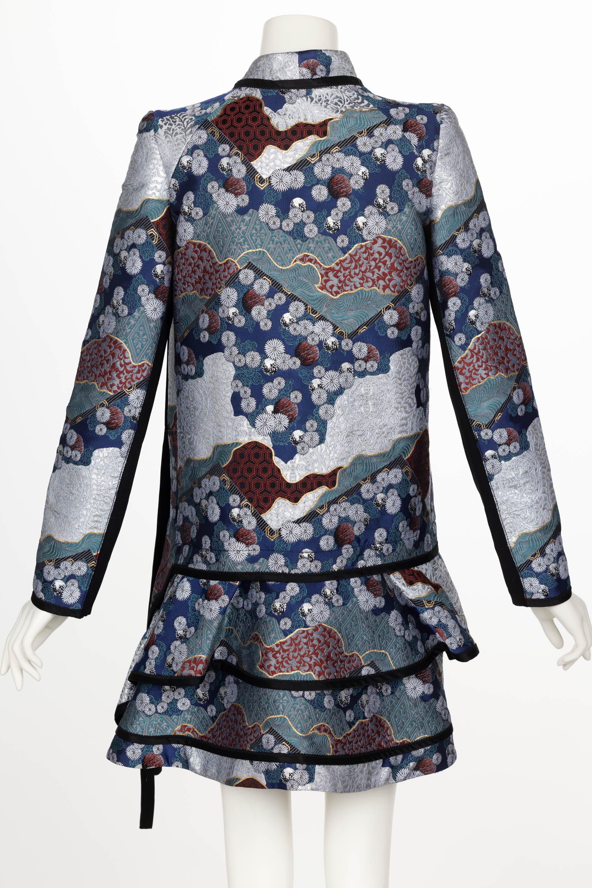 Proenza Schouler Fall 2012 Brocade Dress / Coat For Sale 1