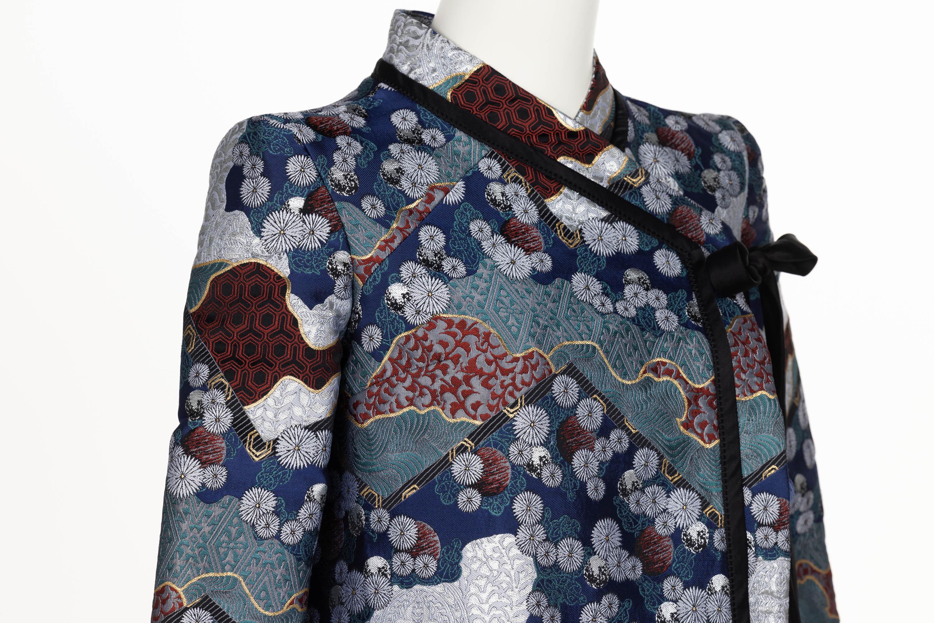 Proenza Schouler Fall 2012 Brocade Dress / Coat For Sale 3