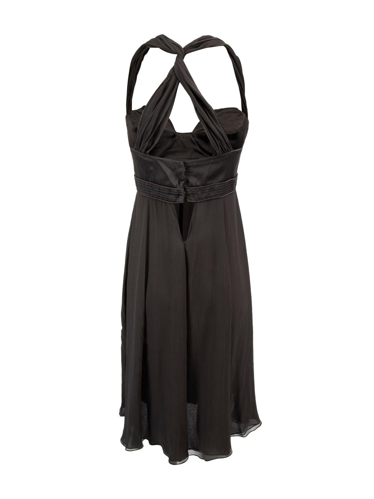 Noir Proenza Schouler Robe fluide avec corset Taille S en vente