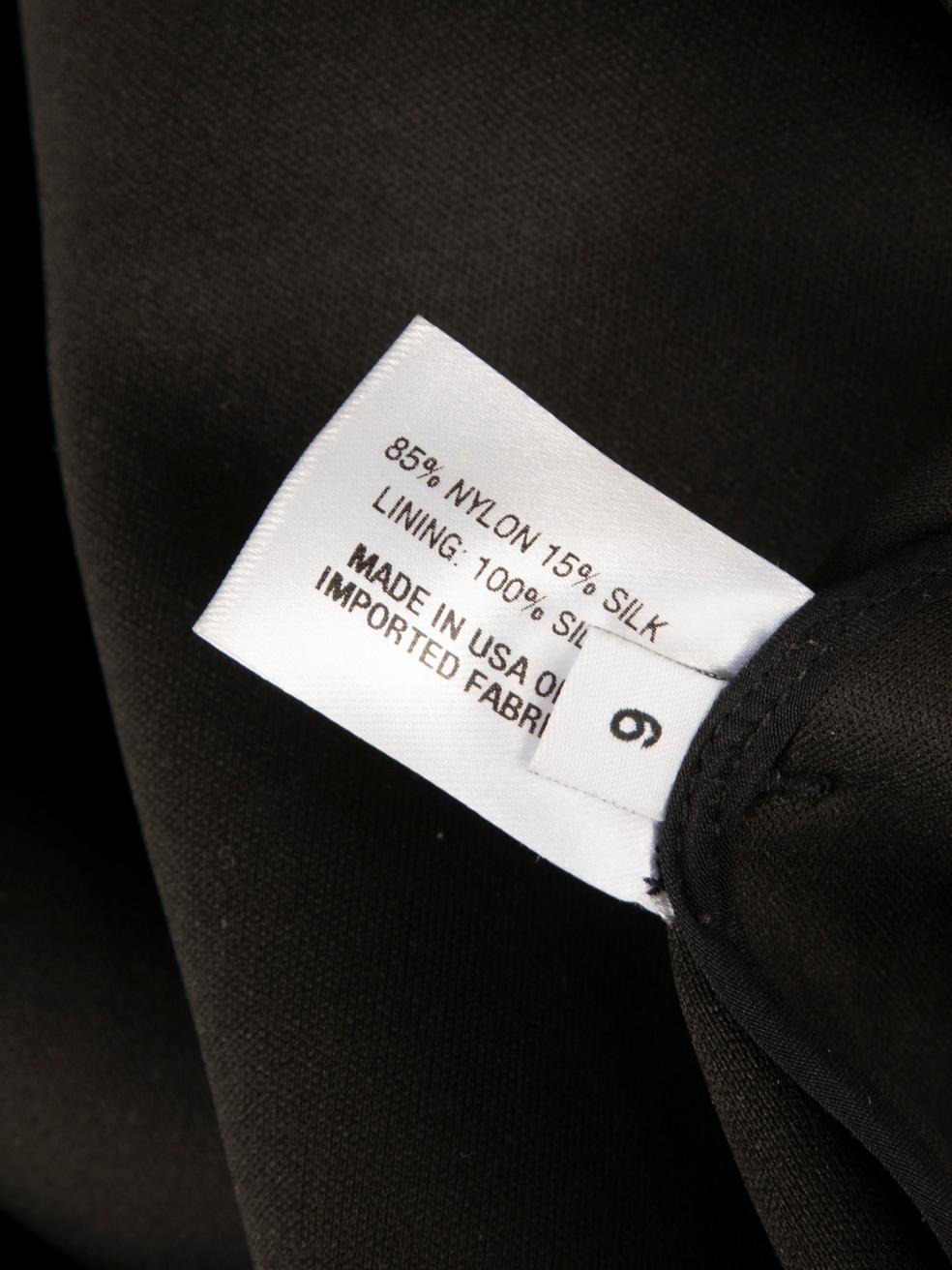 Donna Proenza Schouler Vestito a collo a V con stampa a foglie verde e nera taglia M. in vendita
