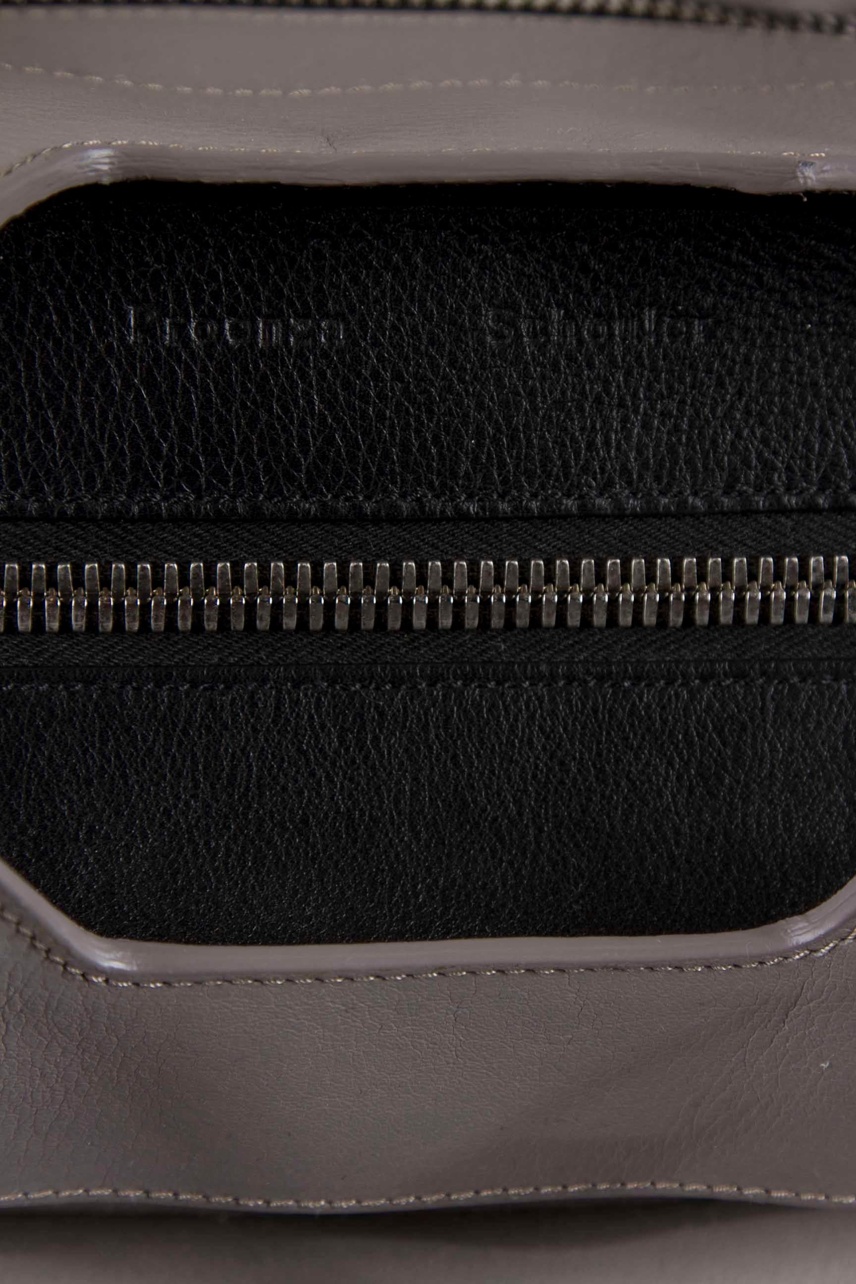 Proenza Schouler Grey Leather Small PS13 Satchel 1