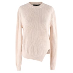 Proenza Schouler Ivory Wool-Cashmere Knit Sweater