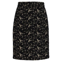 Kniekurzer bedruckter Rock von Proenza Schouler aus mehrfarbiger Wolle