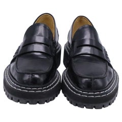 Proenza Schouler Lug Sole Loafers in Black Leather