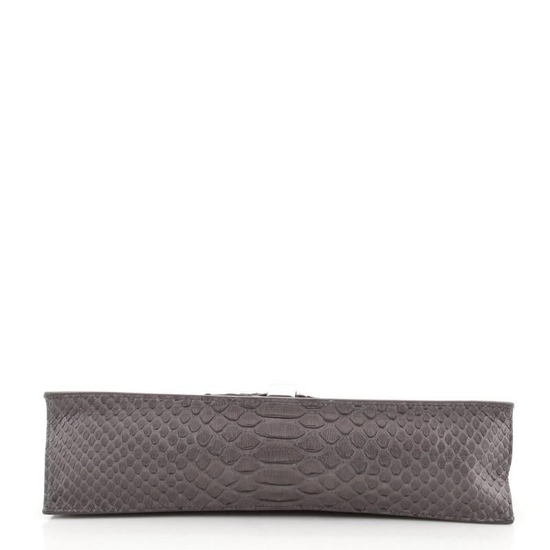 Proenza Schouler Lunch Bag Python Large In Good Condition In NY, NY