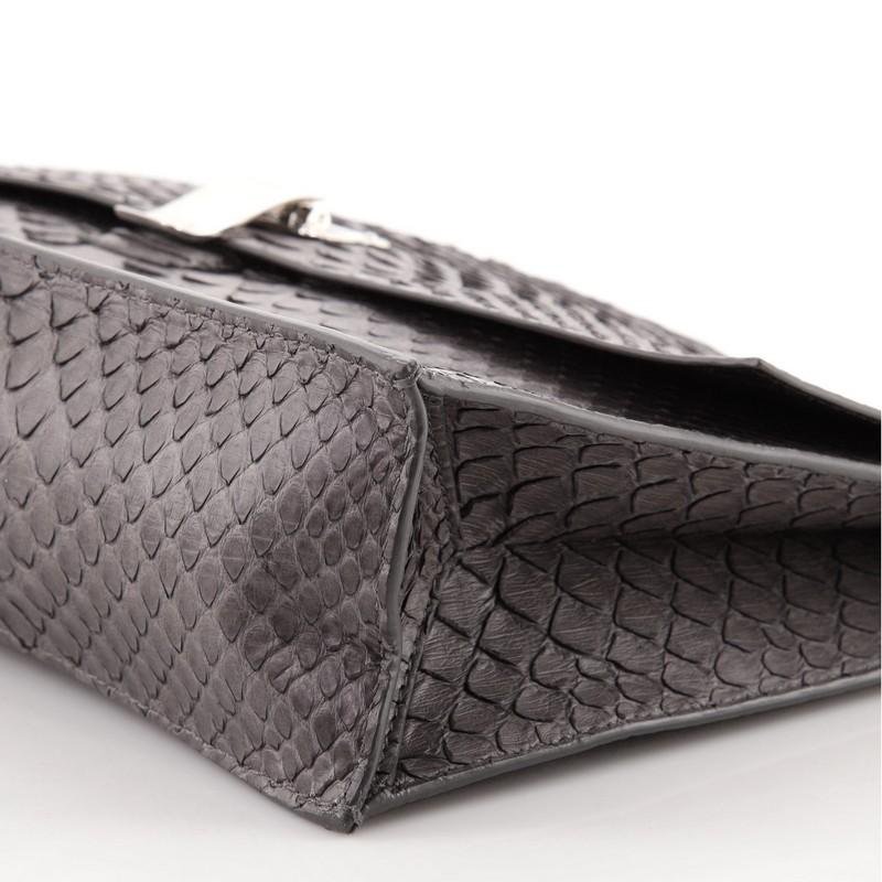 Proenza Schouler Lunch Bag Python Large 1