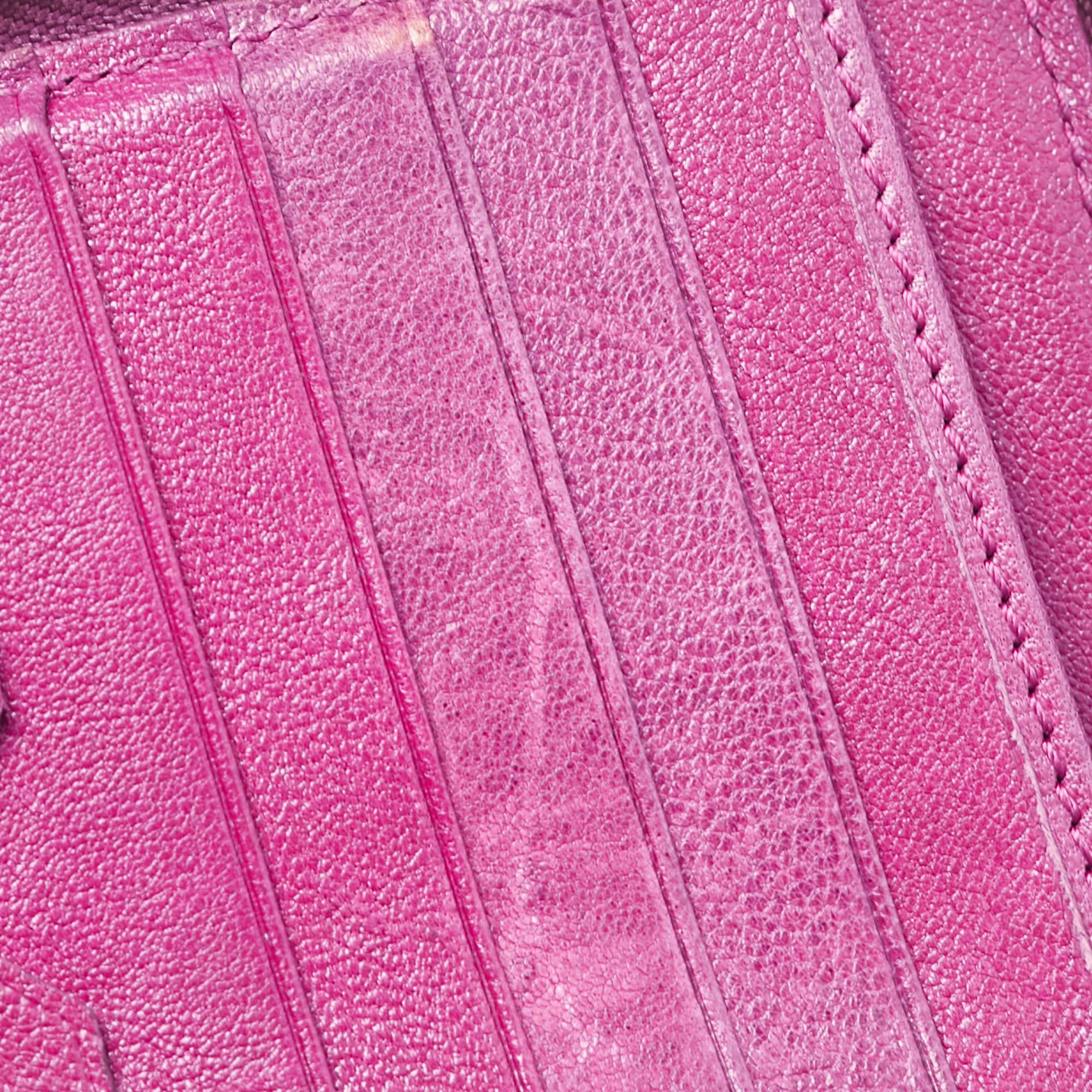 Proenza Schouler Magenta Leather PS1 Compact Wallet For Sale 3