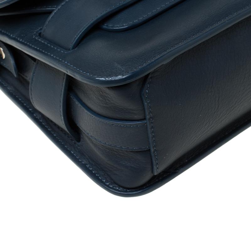 Proenza Schouler Navy Blue Leather Mini Classic PS11 Shoulder Bag 5