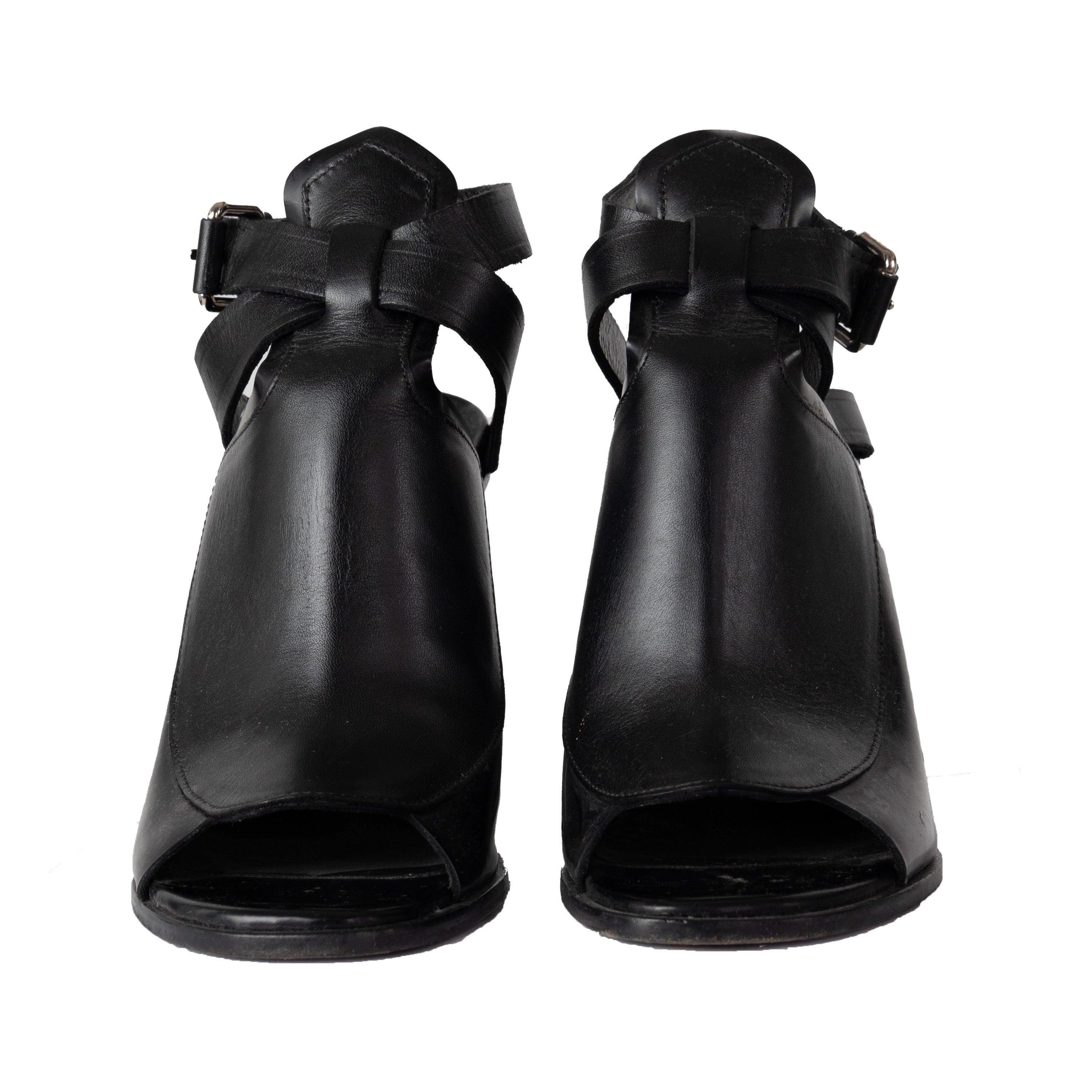 Noir Sandales à talons ouvertes de Proenza Schouler - '10s en vente