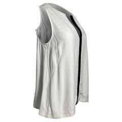 Proenza Schouler Panelled Tank Top in White Viscose
