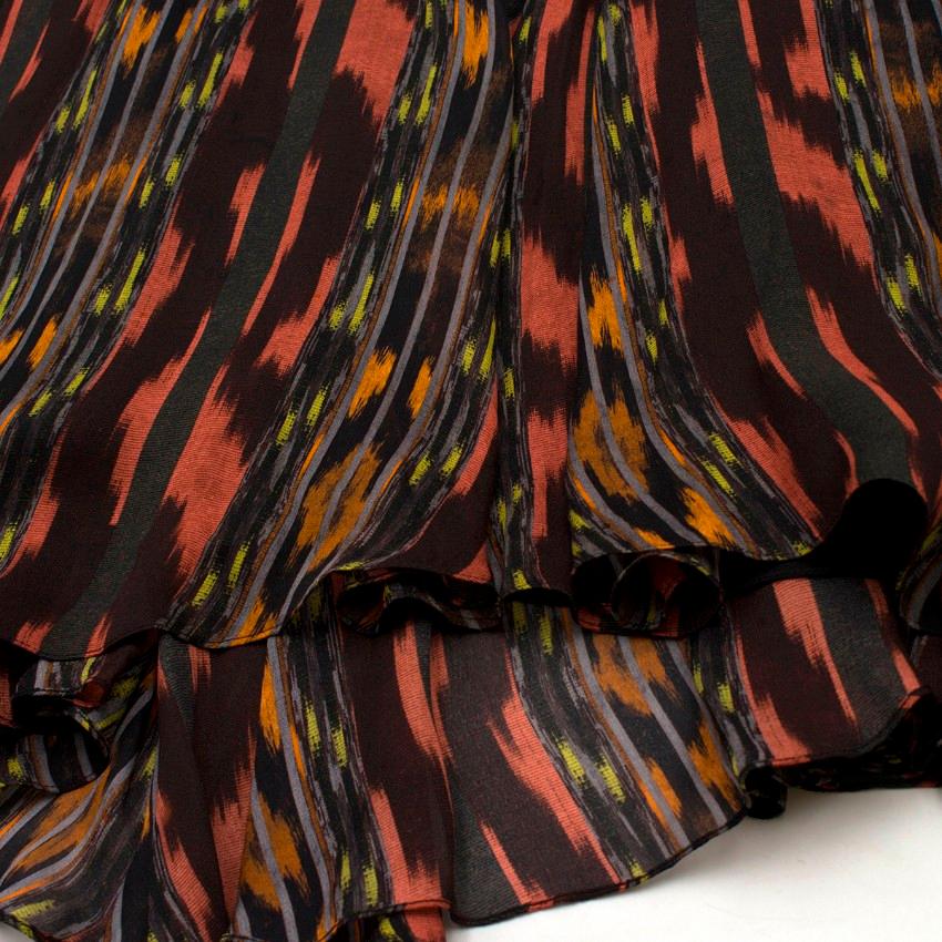 Proenza Schouler Printed Silk Midi Dress US 6 1