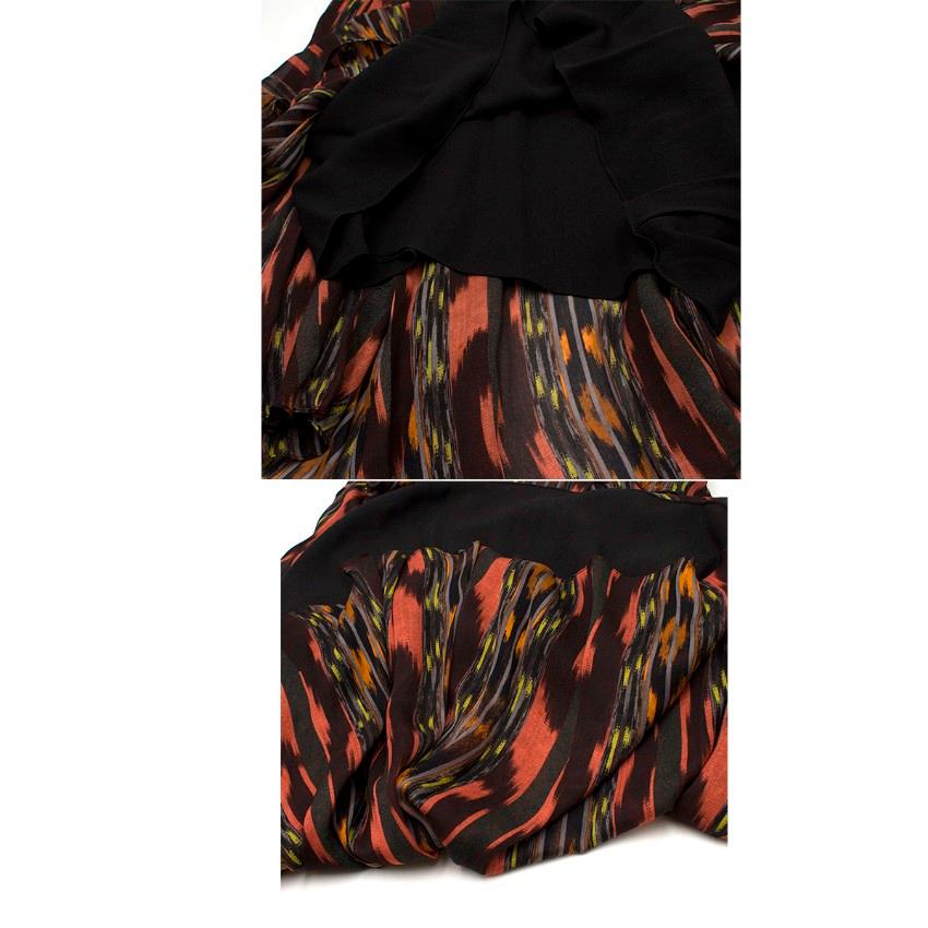 Proenza Schouler Printed Silk Midi Dress US 6 2