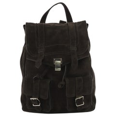 Proenza Schouler PS1 Sac à dos en daim grand format