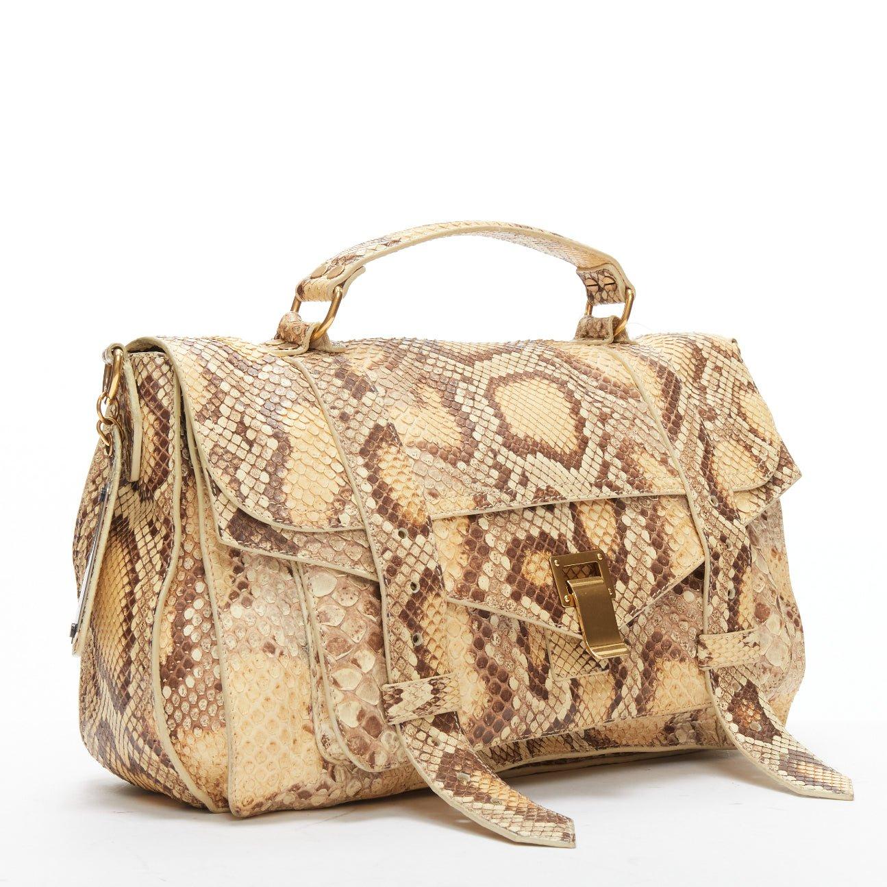 PROENZA SCHOULER PS1 Beige Umhängetasche aus Leder mit Umhängetasche im Zustand „Relativ gut“ im Angebot in Hong Kong, NT
