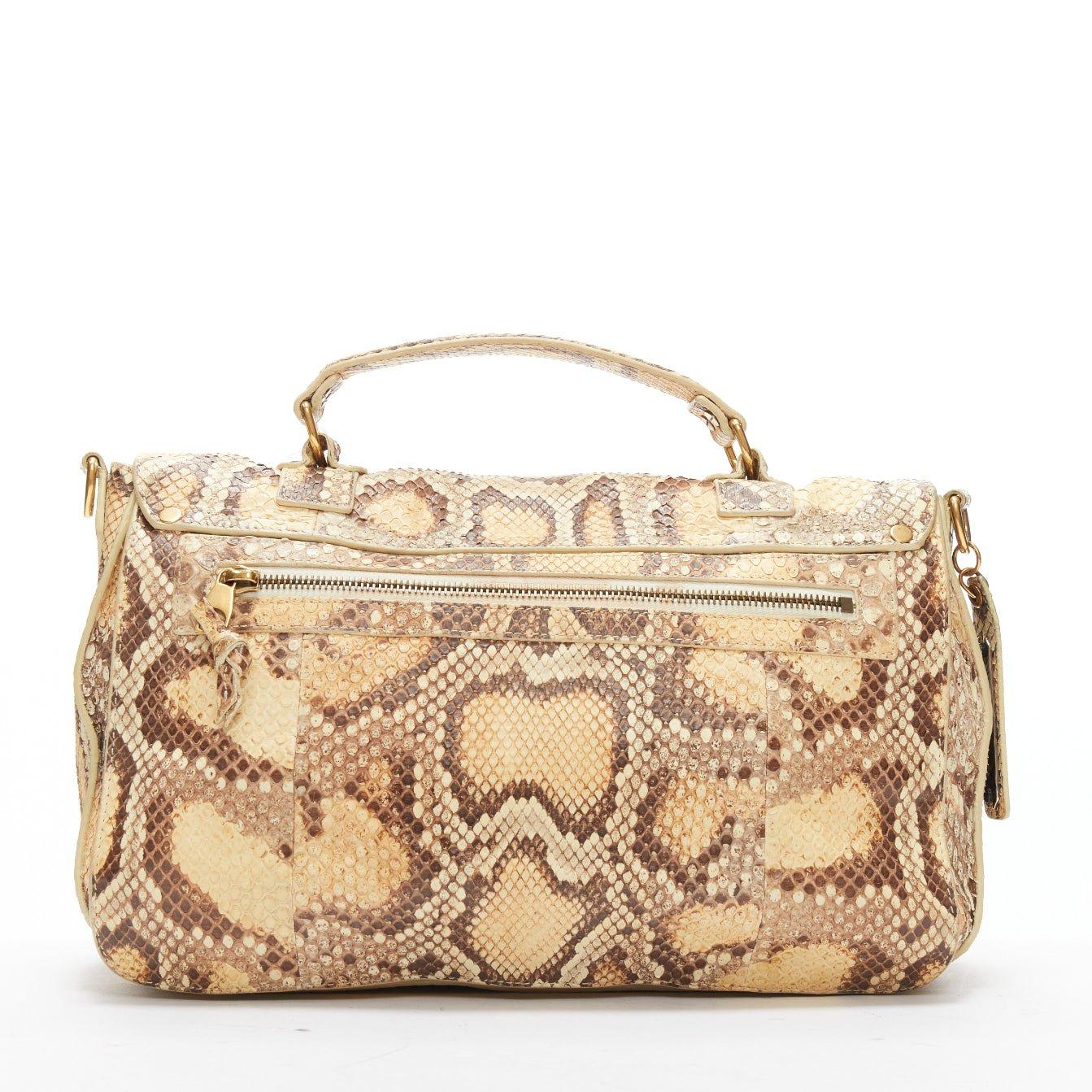 PROENZA SCHOULER PS1 Beige Umhängetasche aus Leder mit Umhängetasche im Angebot 1