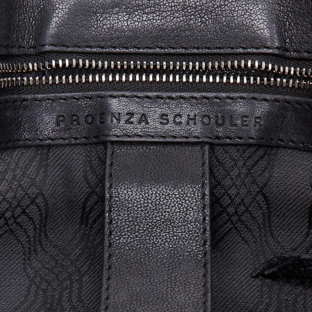PROENZA SCHOULER PS1 black leather satchel bag Mary-kate Olsen 5