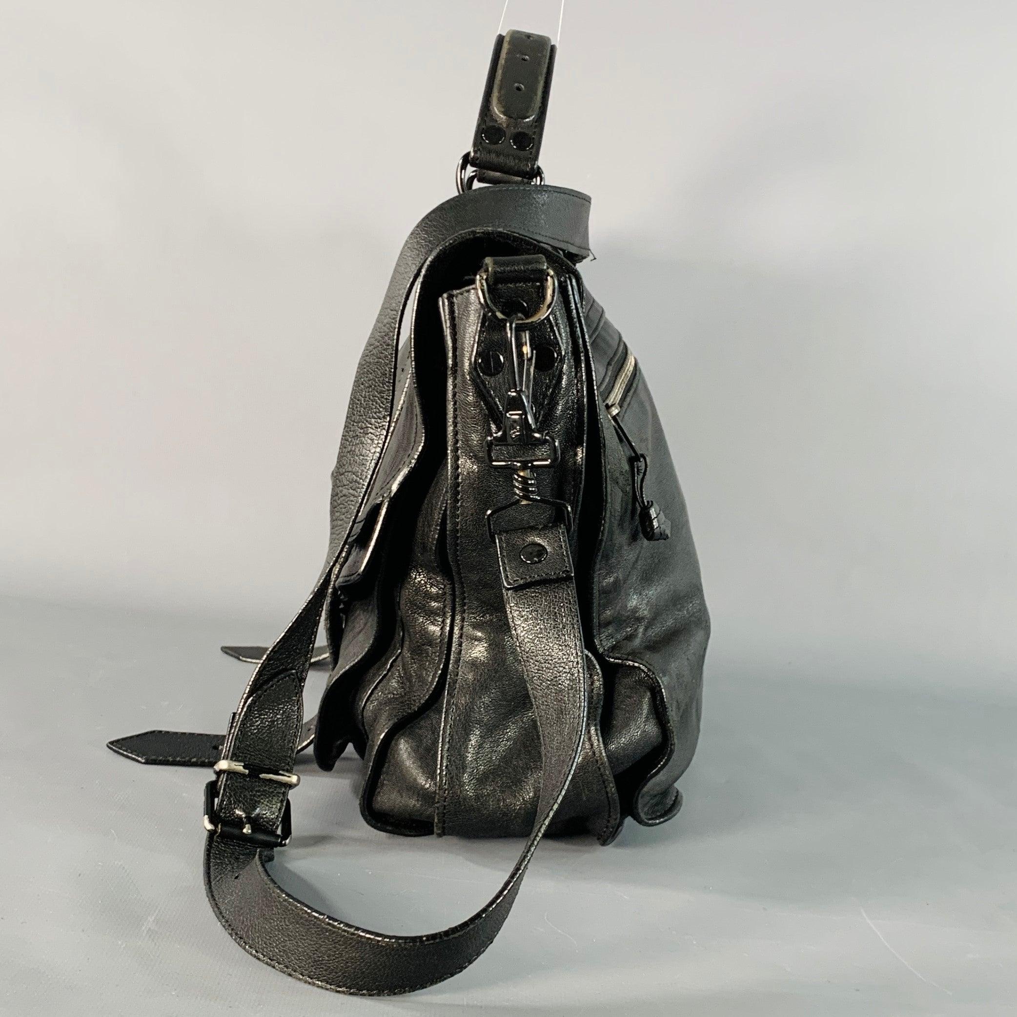 Proenza Schouler PS1 Borsa a tracolla media in pelle nera In condizioni buone in vendita a San Francisco, CA