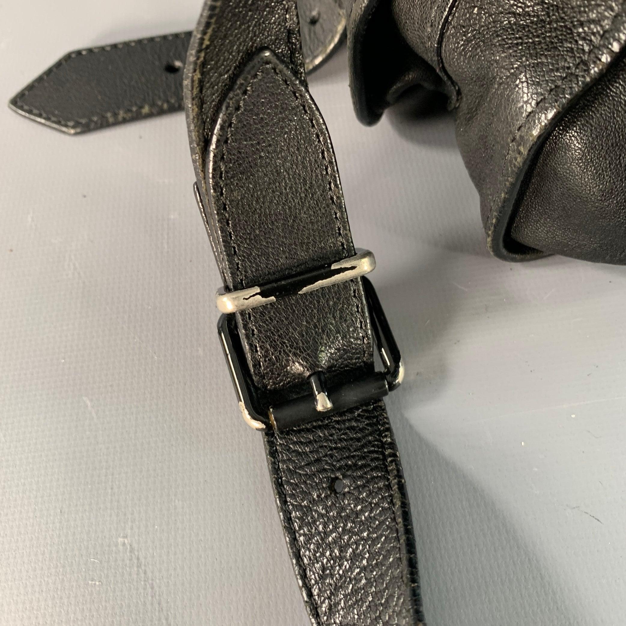 Proenza Schouler PS1 Borsa a tracolla media in pelle nera in vendita 1