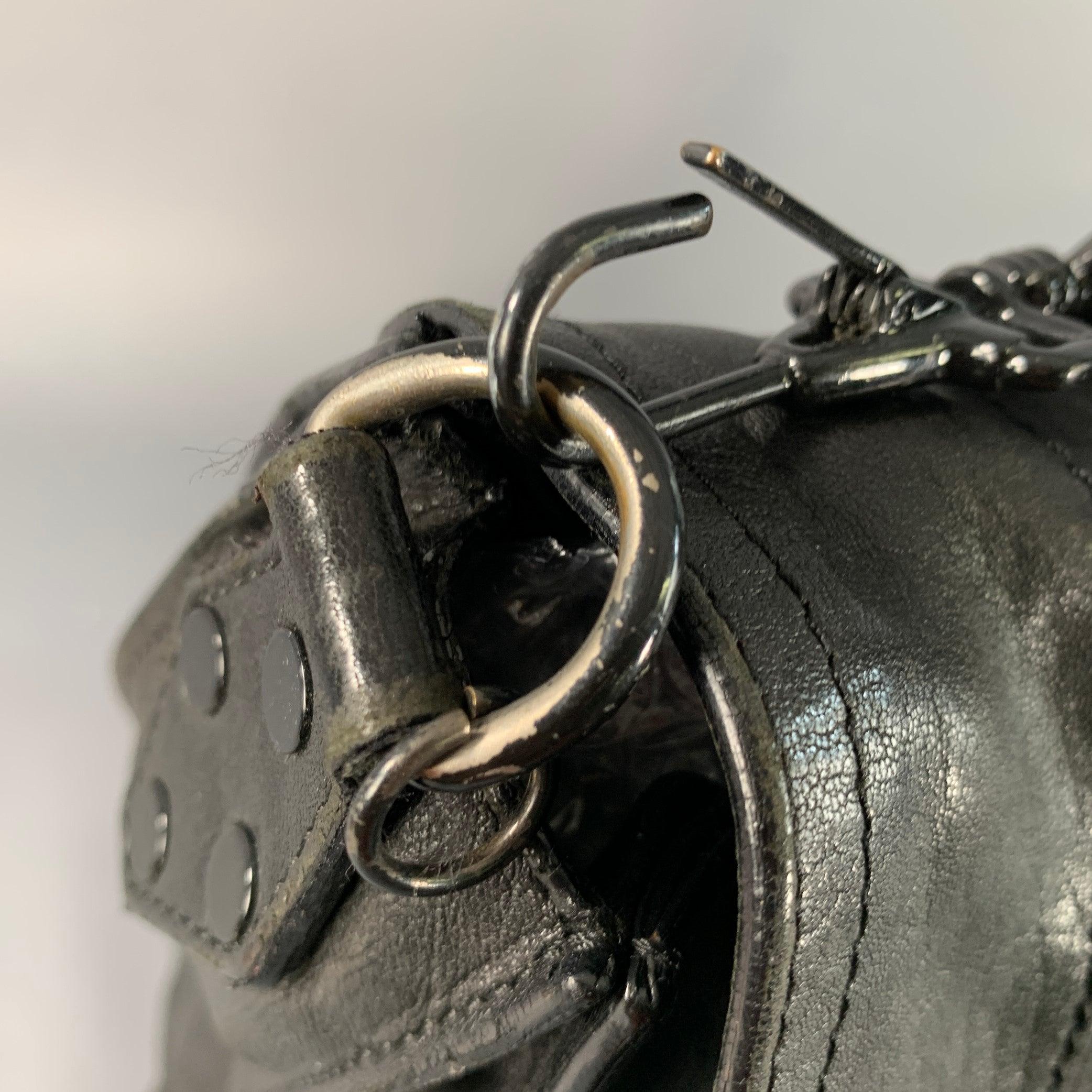 Proenza Schouler PS1 Borsa a tracolla media in pelle nera in vendita 4