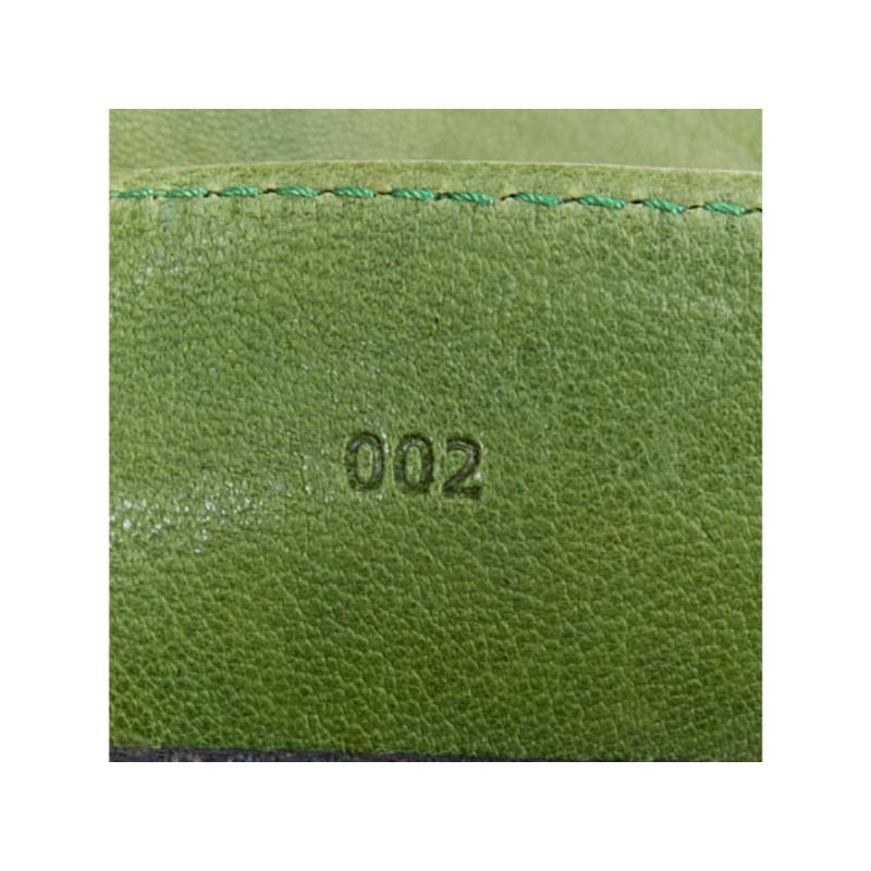 PROENZA SCHOULER PS1 moss green leather gold hardware satchel crossbody bag in vendita 7