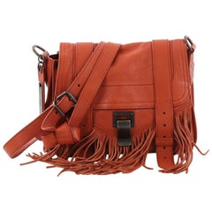 Used Proenza Schouler PS1 Pouch Fringe Leather