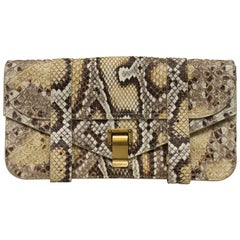 Proenza Schouler Python PS1 Clutch